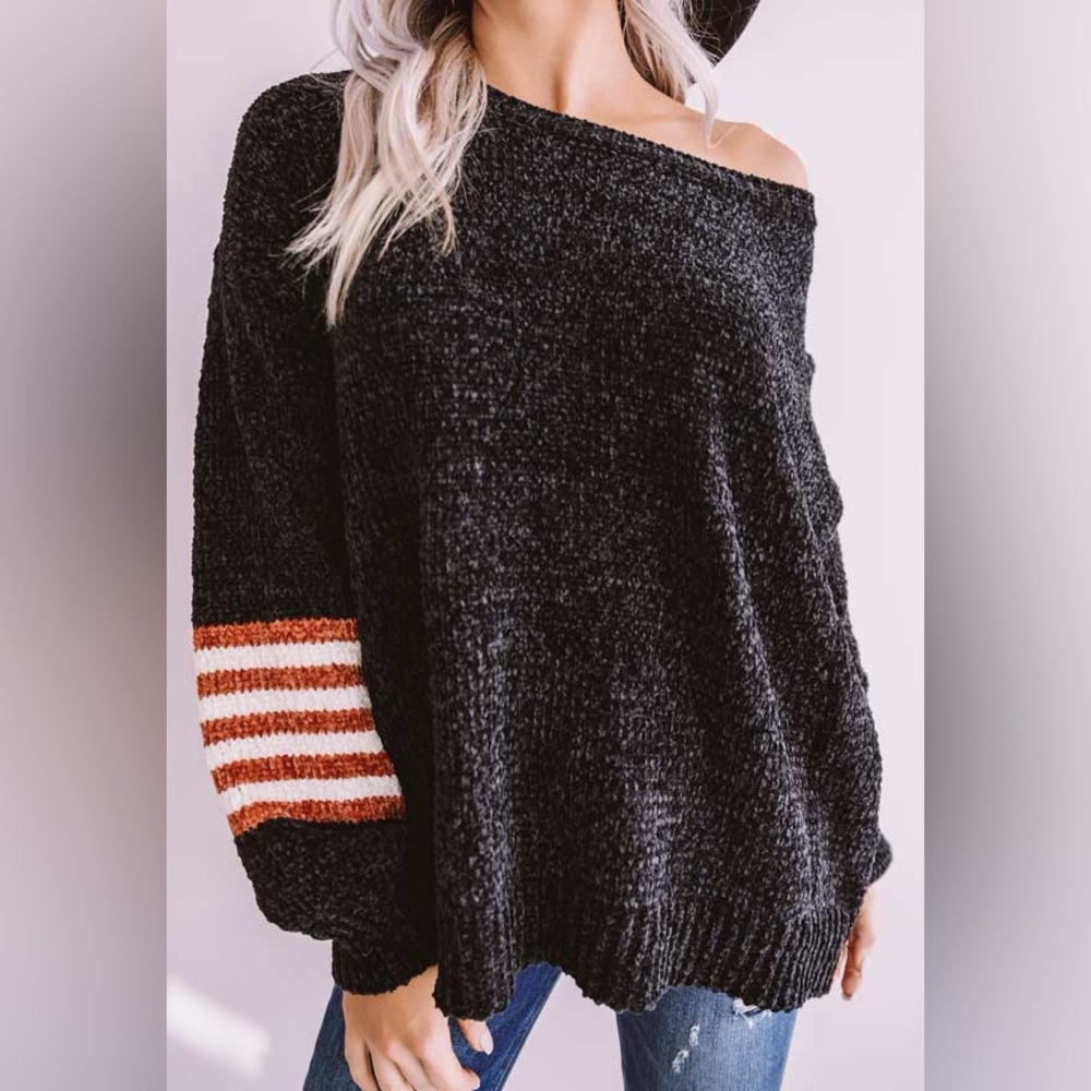 NWT Pink Lily CHENILLE KNIT SWEATER - Picture 3 of 7
